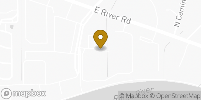Map showing the location of Banner Physical Therapy - Hacienda in Tucson, AZ 85718