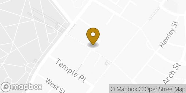 Map showing the location of Planet Fitness in Boston, MA 02108