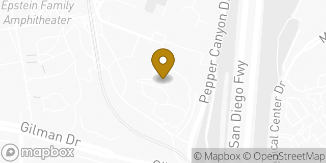 Map showing the location of Amazon Locker - Armrest in La Jolla, CA 92092