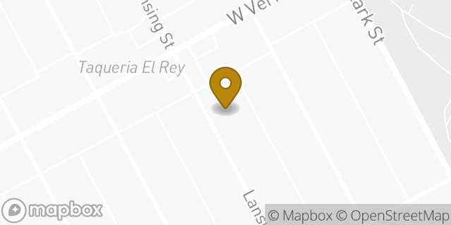 Map showing the location of Amazon Locker - Dalian in Detroit, MI 48209