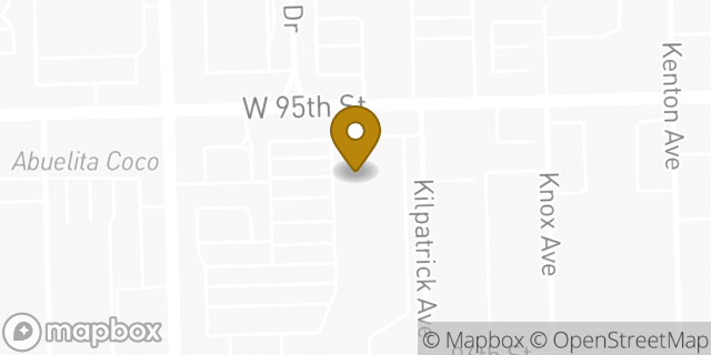 Map showing the location of Planet Fitness in Oak Lawn, IL 60453