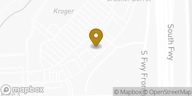 Map showing the location of Hwy 288 & Shadow Creek in Pearland, TX 77584