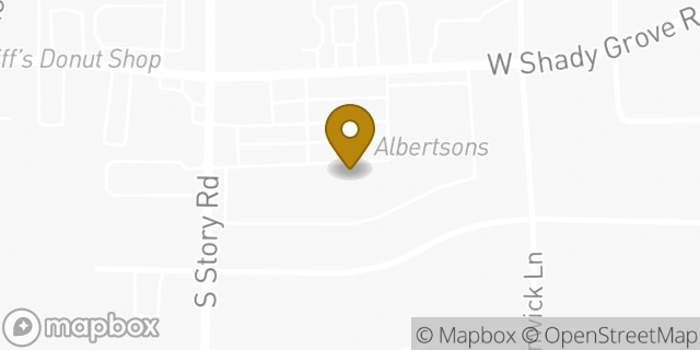 Map showing the location of Amazon Locker - Java in Irving, TX 75060