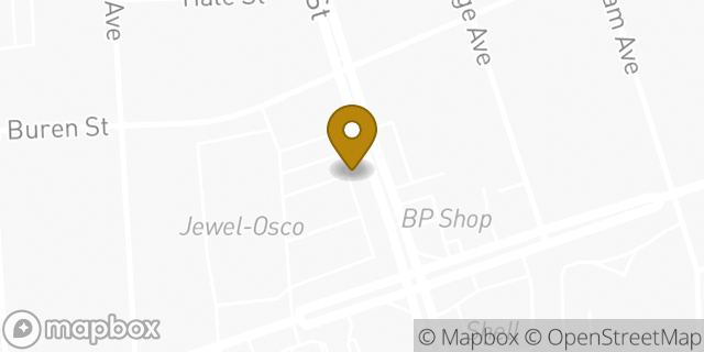 Map showing the location of Chase Bank in Elmhurst, IL 60126
