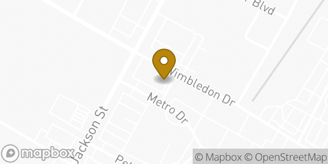 Map showing the location of Papa John's in Alexandria, LA 71303