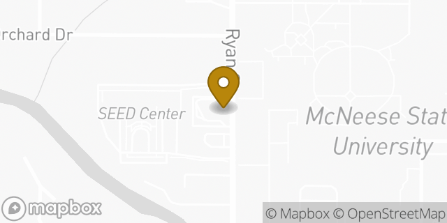 Map showing the location of McDonald's in Lake Charles, LA 70605