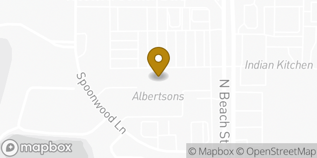 Map showing the location of Starbucks in Fort Worth, TX 76137