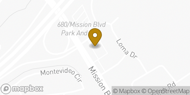 Map showing the location of McDonald's in Fremont, CA 94539