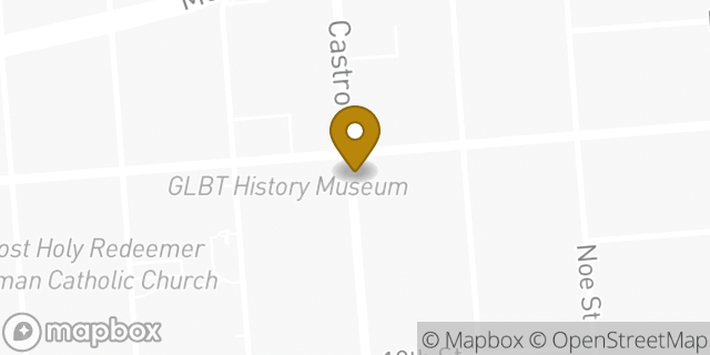 Map showing the location of Bank of America Financial Center in San Francisco, CA 94114