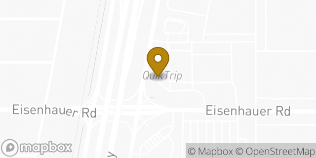 Map showing the location of QuikTrip in Windcrest, TX 78218