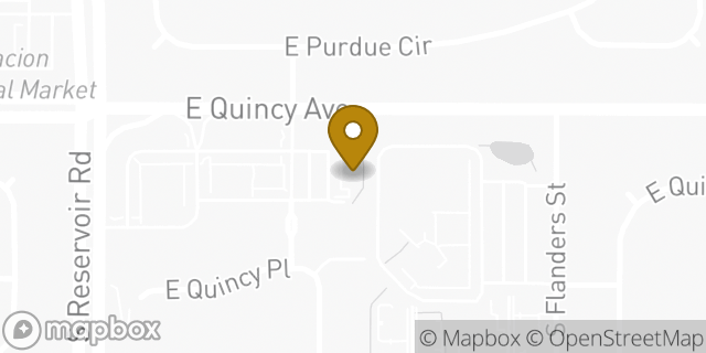 Map showing the location of ATM 7ELEVEN-FCTI in Aurora, CO