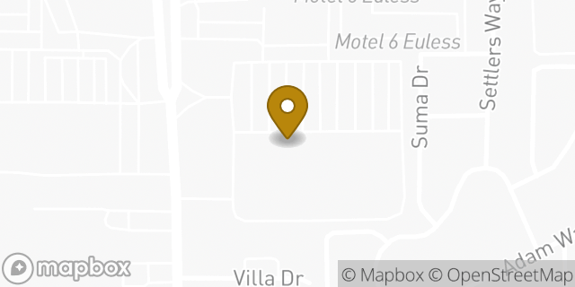 Map showing the location of The Home Depot in Euless, TX 76040