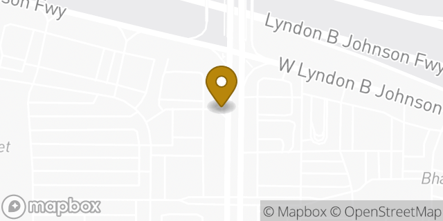 Map showing the location of Starbucks in Irving, TX 75063