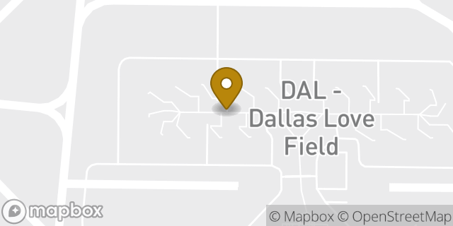 Map showing the location of Starbucks in Dallas, TX 75235