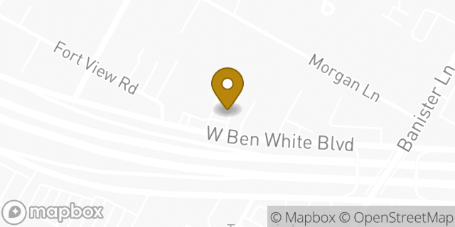 Map showing the location of Budget Truck Rental in Austin, TX 78704