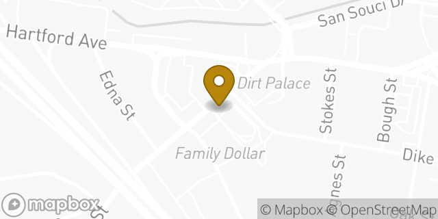 Map showing the location of McDonald's in Providence, RI 02909