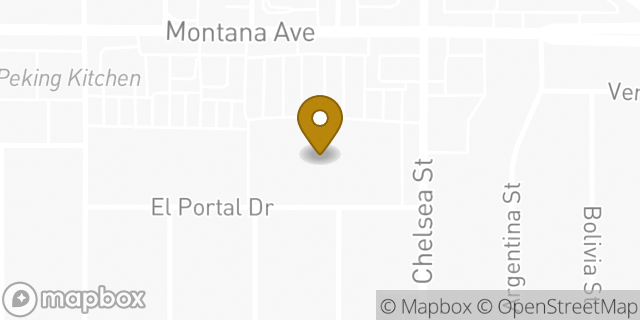 Map showing the location of Coinme in El Paso, TX 79903