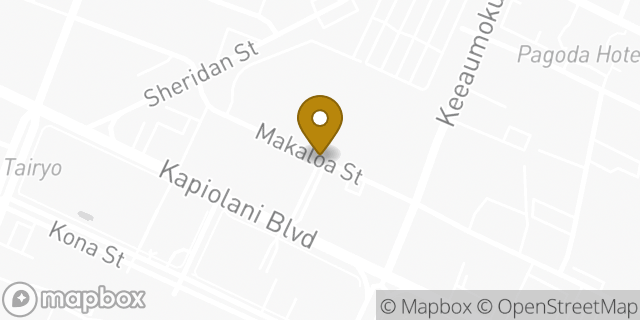 Map showing the location of Walmart in Honolulu, HI 96814