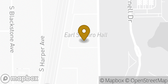 Map showing the location of UChicago Child Development Center in Chicago, IL 60637