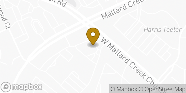 Map showing the location of Fifth Third Bank in Charlotte, NC 28262