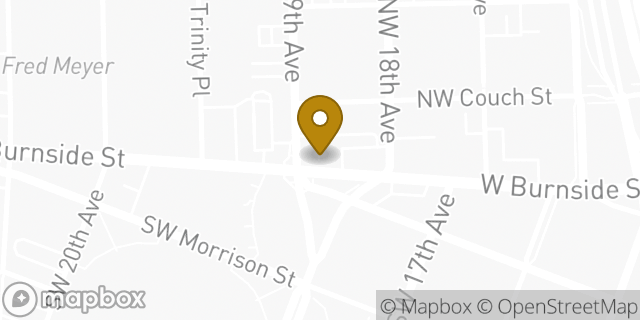 Map showing the location of McDonald's in Portland, OR 97209
