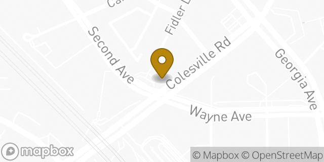Map showing the location of McDonald's in Silver Spring, MD 20910