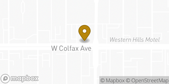 Map showing the location of EZPAWN in Lakewood, CO 80214