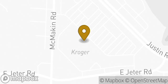 Map showing the location of Kroger Marketplace in Argyle, TX 76226