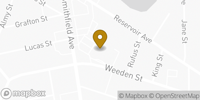 Map showing the location of CVS Pharmacy in Pawtucket, RI 02860
