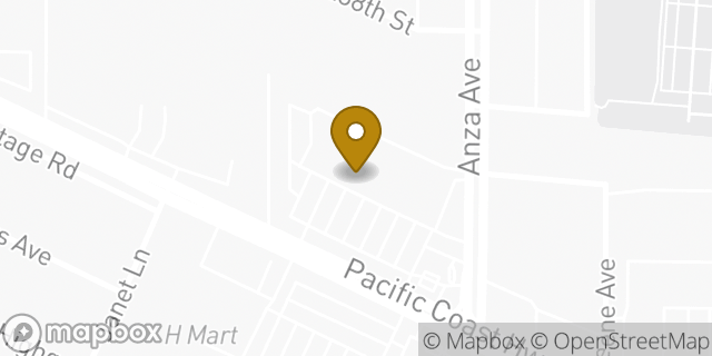 Map showing the location of Amazon Locker - Caboose in Torrance, CA 90505