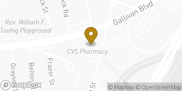 Map showing the location of CVS Pharmacy in Dorchester Center, MA 02124