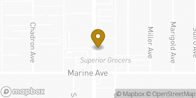 Map showing the location of Coinme in Gardena, CA 90249