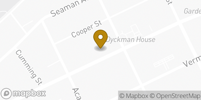 Map showing the location of The UPS Store in New York, NY 10034