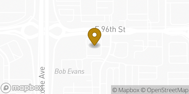 Map showing the location of ATM Getgo in Indianapolis, IN 46240