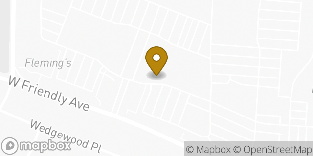 Map showing the location of Amazon Locker - Panch in Greensboro, NC 27408