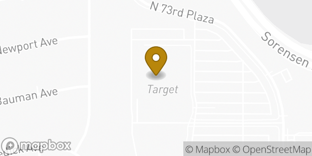 Map showing the location of ATM Target in Omaha, NE 68112