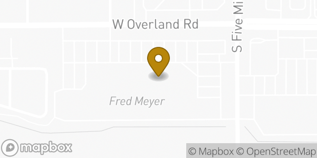 Map showing the location of Starbucks in Boise, ID 83709