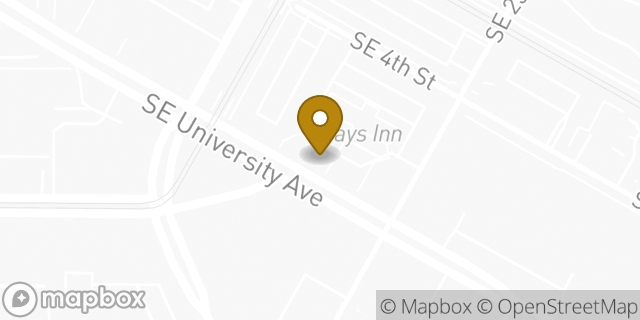 Map showing the location of Days Hotel by Wyndham University Ave SE in Minneapolis, MN 55414