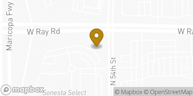 Map showing the location of LongHorn Steakhouse in Chandler, AZ 85226