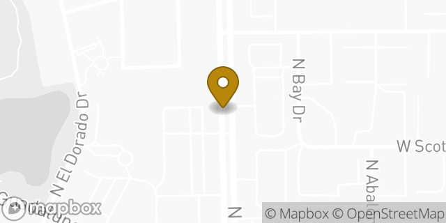 Map showing the location of Gilbert - McQueen HLE in Gilbert, AZ 85233