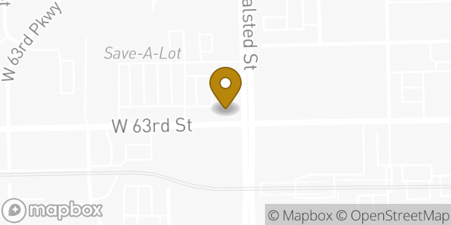 Map showing the location of Chipotle Mexican Grill in Chicago, IL 60621