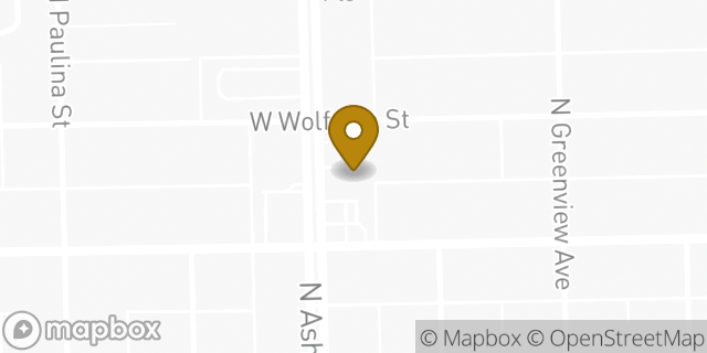 Map showing the location of Chipotle Mexican Grill in Chicago, IL 60657