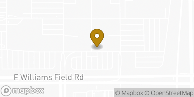 Map showing the location of Chipotle Mexican Grill in Gilbert, AZ 85295