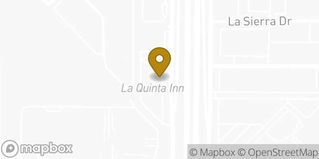 Map showing the location of La Quinta Inn and Suites in Dallas, TX 75231