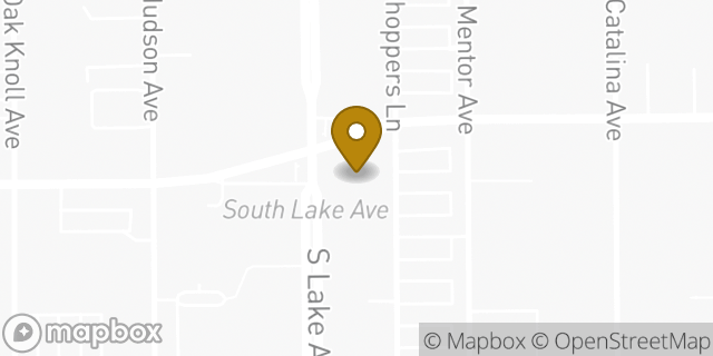 Map showing the location of ATM Walgreens in Pasadena, CA