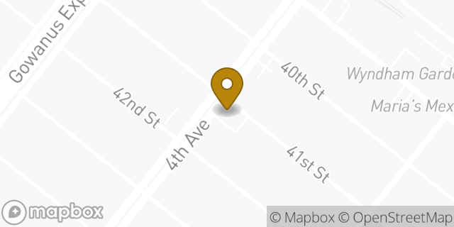 Map showing the location of Chipotle Mexican Grill in Brooklyn, NY 11232