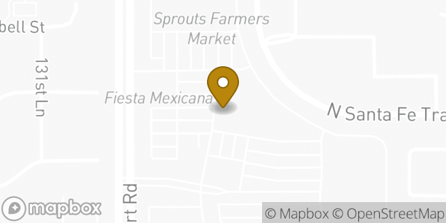 Map showing the location of Hotworx in Avondale, AZ 85392