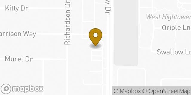 Map showing the location of Amazon Locker - Bout in Watauga, TX 76148