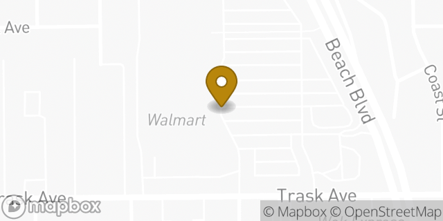 Map showing the location of Walmart in Westminster, CA 92683