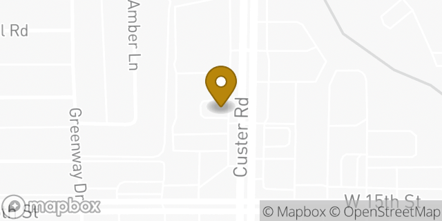 Map showing the location of Sonic Drive In in Plano, TX 75075